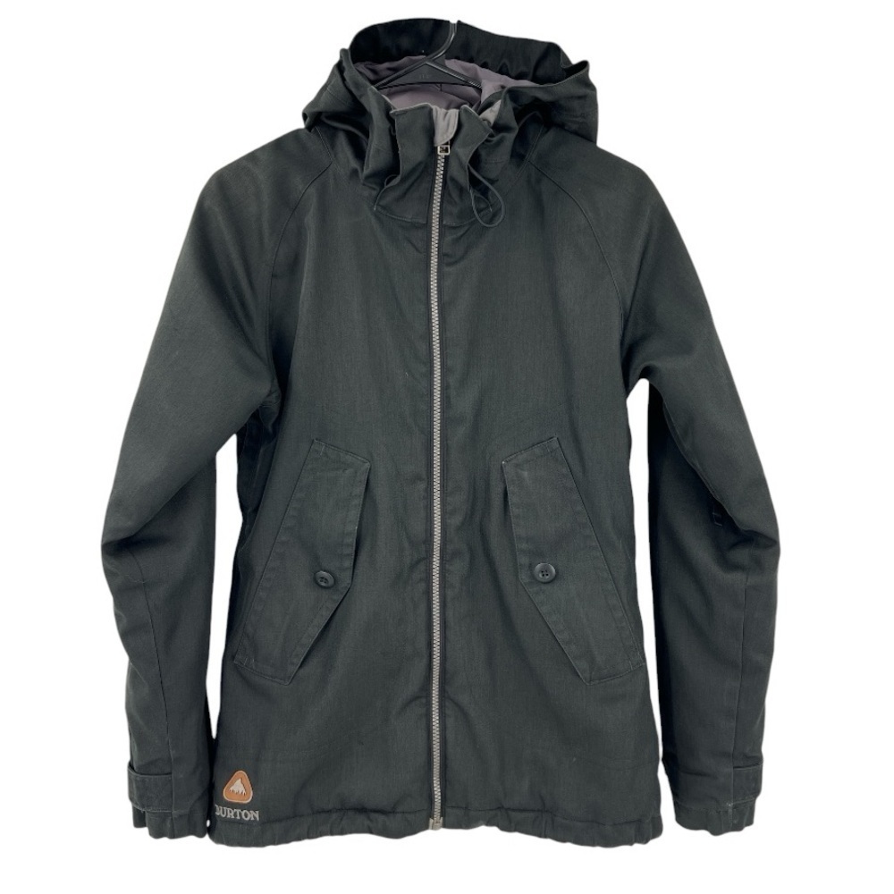 Burton Dry-Ride Ski jacket full-zip front built-in hood buttoned front pockets.